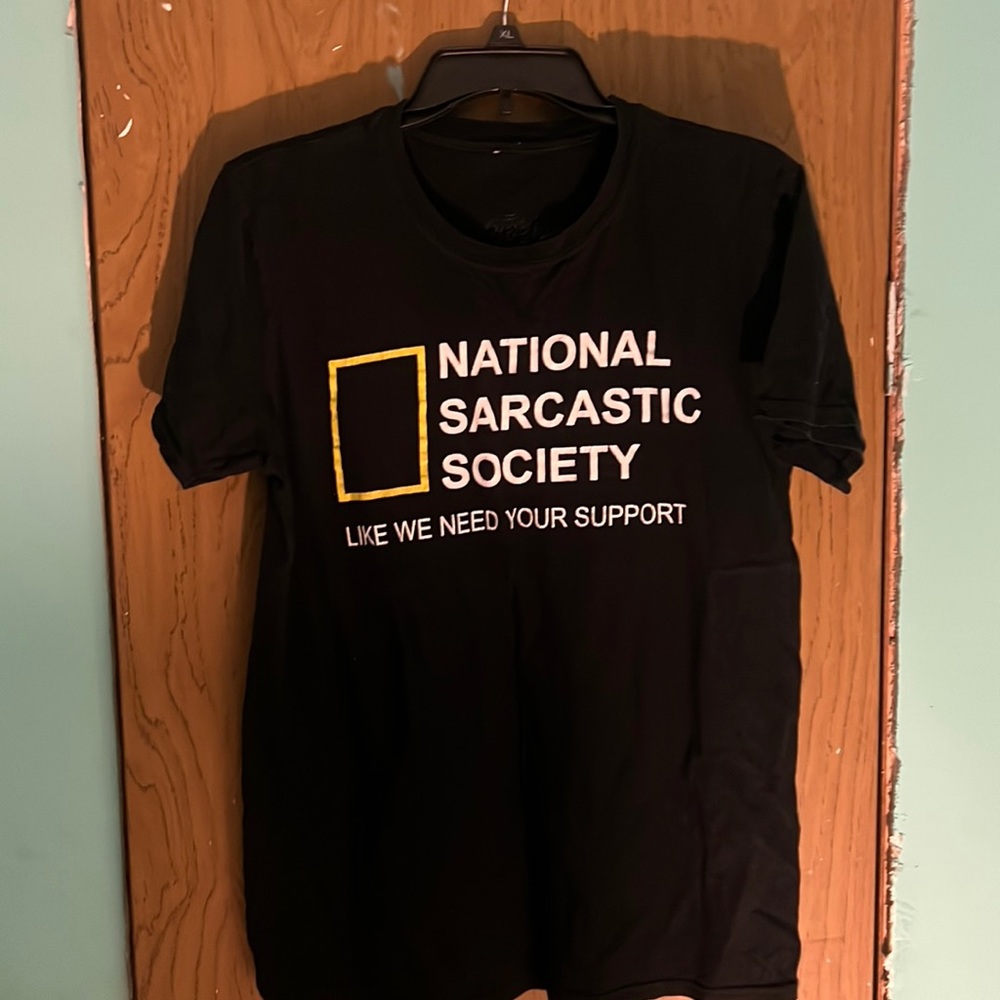 National Sarcastic Society shirt